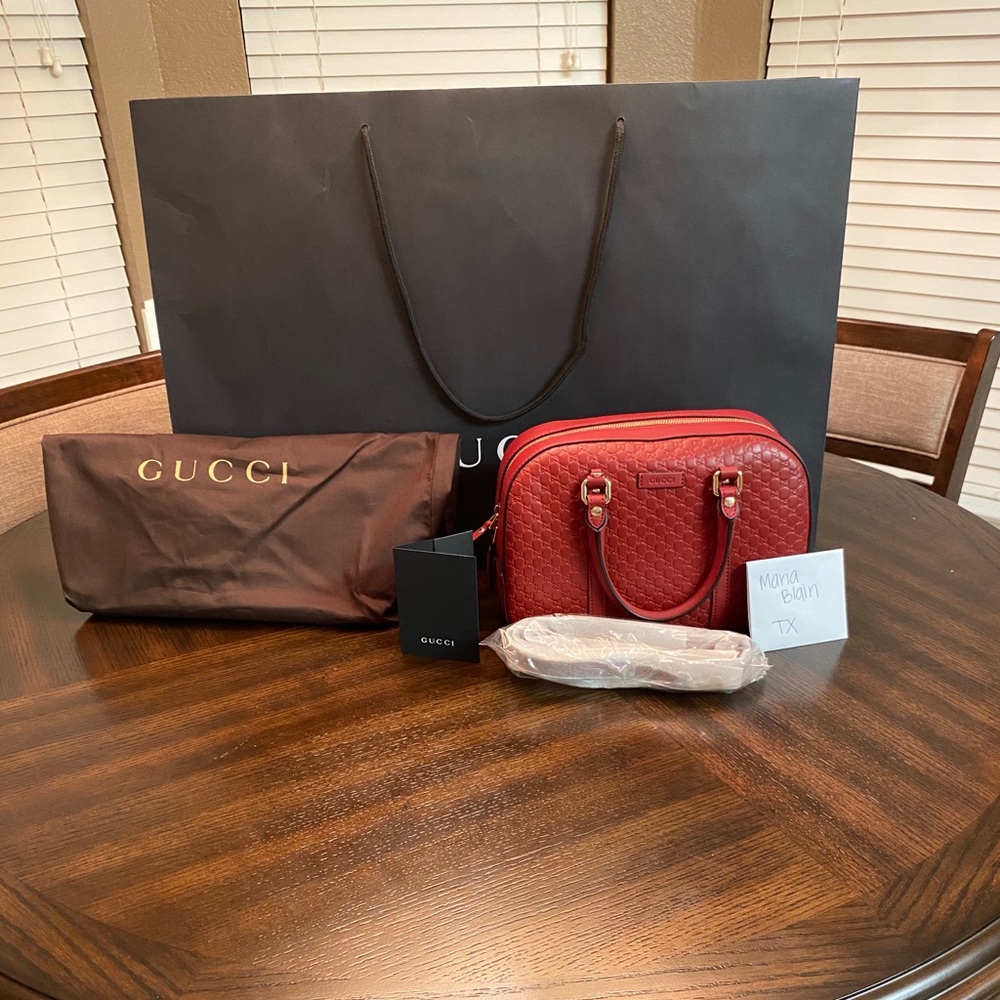Gucci GG Guccissima handbag Authentic brand new